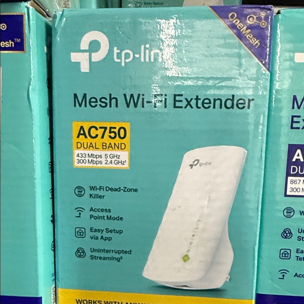 TP-Link AC750 Dual Band Wi-Fi Extender - White